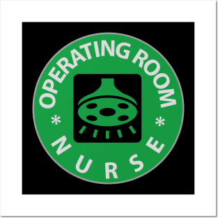 Operating Room Nurse logo Posters and Art